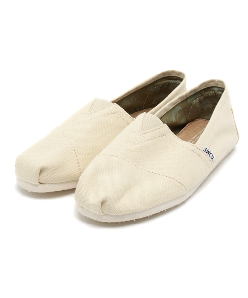 TOMS（トムス）の「トムス メンズクラシック スリッポン キャンバス TOMS M CLSC Canvas（スニーカー・メンズ・ブラック/アッシュ/ネイビー/オリーブ/ベージュ/ブラウン・27cm/26.5cm/27.5cm/26cm/28cm）」の5枚目の写真