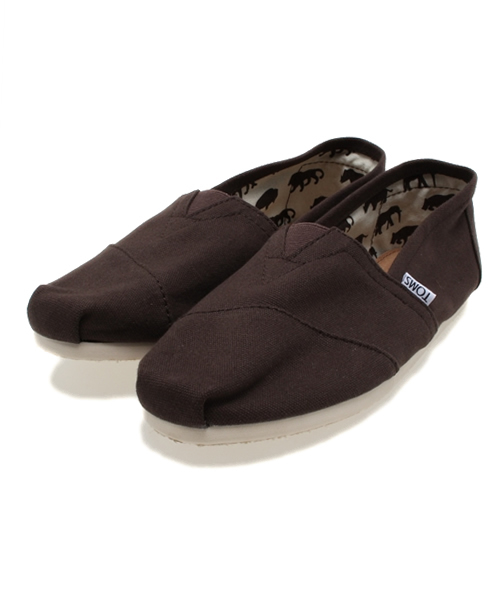 TOMS（トムス）の「トムス メンズクラシック スリッポン キャンバス TOMS M CLSC Canvas（スニーカー・メンズ・ブラック/アッシュ/ネイビー/オリーブ/ベージュ/ブラウン・27cm/26.5cm/27.5cm/26cm/28cm）」の4枚目の写真