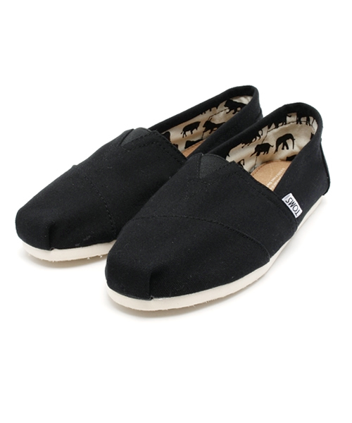 TOMS（トムス）の「トムス メンズクラシック スリッポン キャンバス TOMS M CLSC Canvas（スニーカー・メンズ・ブラック/アッシュ/ネイビー/オリーブ/ベージュ/ブラウン・27cm/26.5cm/27.5cm/26cm/28cm）」の2枚目の写真