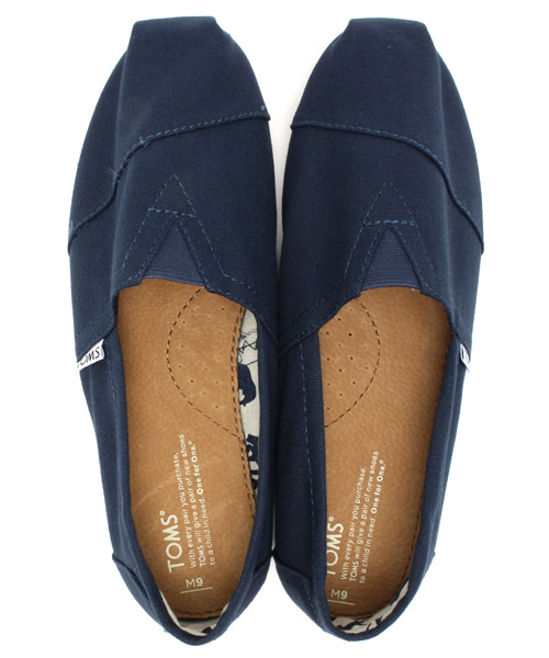 TOMS（トムス）の「トムス メンズクラシック スリッポン キャンバス TOMS M CLSC Canvas（スニーカー・メンズ・ブラック/アッシュ/ネイビー/オリーブ/ベージュ/ブラウン・27cm/26.5cm/27.5cm/26cm/28cm）」の7枚目の写真