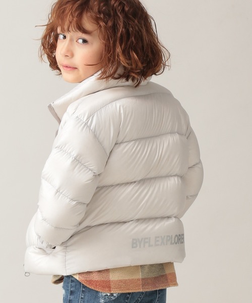 BAYFLOW（ベイフロー）の「[KIDS]ウォッシャブルダウン（ダウンジャケット/コート・キッズ・ライトグレー/ネイビー/ピンク・MEDIUM/LARGE/X-LARGE/XX-LARGE）」の2枚目の写真