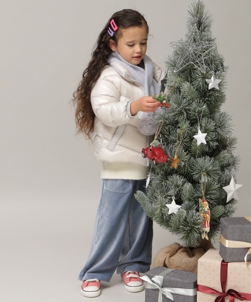 BAYFLOW（ベイフロー）の「[KIDS]ウォッシャブルダウン（ダウンジャケット/コート・キッズ・ライトグレー/ネイビー/ピンク・MEDIUM/LARGE/X-LARGE/XX-LARGE）」の4枚目の写真