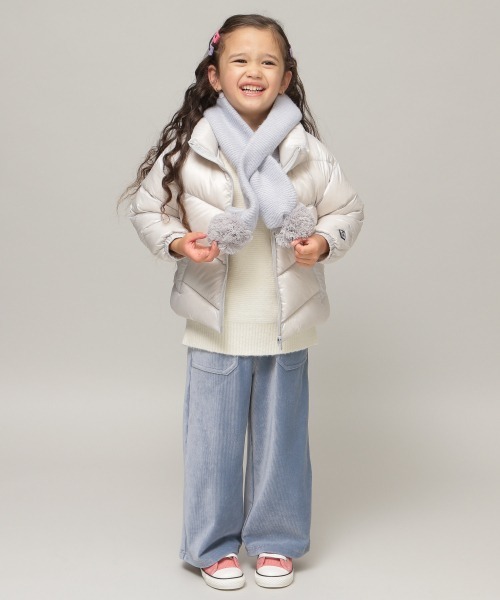 BAYFLOW（ベイフロー）の「[KIDS]ウォッシャブルダウン（ダウンジャケット/コート・キッズ・ライトグレー/ネイビー/ピンク・MEDIUM/LARGE/X-LARGE/XX-LARGE）」の5枚目の写真