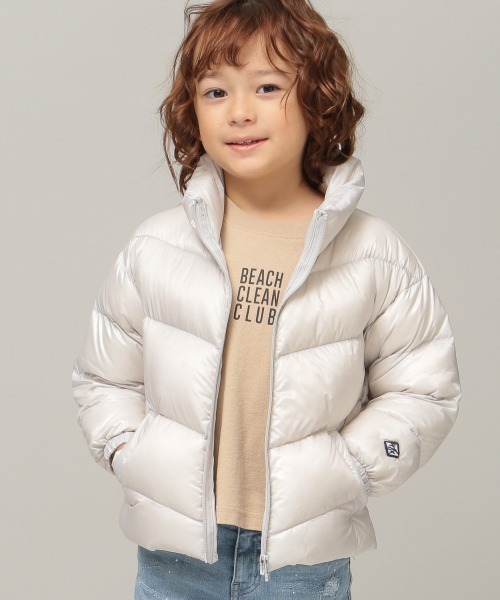BAYFLOW（ベイフロー）の「[KIDS]ウォッシャブルダウン（ダウンジャケット/コート・キッズ・ライトグレー/ネイビー/ピンク・MEDIUM/LARGE/X-LARGE/XX-LARGE）」の11枚目の写真