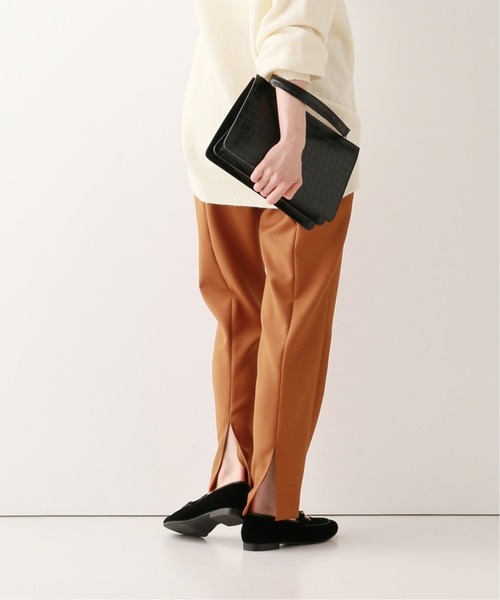 Spick & Span(スピックアンドスパン)の「ハイライズスリムフィットグルカ◆(パンツ)」|キャメル