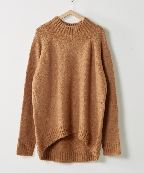 cepo(セポ)の「コクーンハイネックニット(ニット/セーター・レディース・パープル/グレー/モカ/オフホワイト・M)」の1枚目の写真