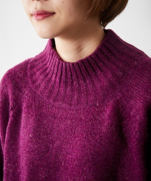 cepo(セポ)の「コクーンハイネックニット(ニット/セーター・レディース・パープル/グレー/モカ/オフホワイト・M)」の10枚目の写真