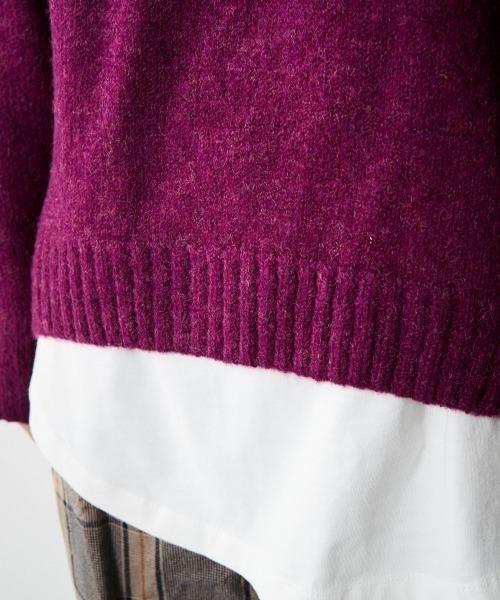 cepo(セポ)の「コクーンハイネックニット(ニット/セーター・レディース・パープル/グレー/モカ/オフホワイト・M)」の20枚目の写真