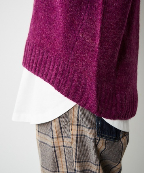 cepo(セポ)の「コクーンハイネックニット(ニット/セーター・レディース・パープル/グレー/モカ/オフホワイト・M)」の13枚目の写真