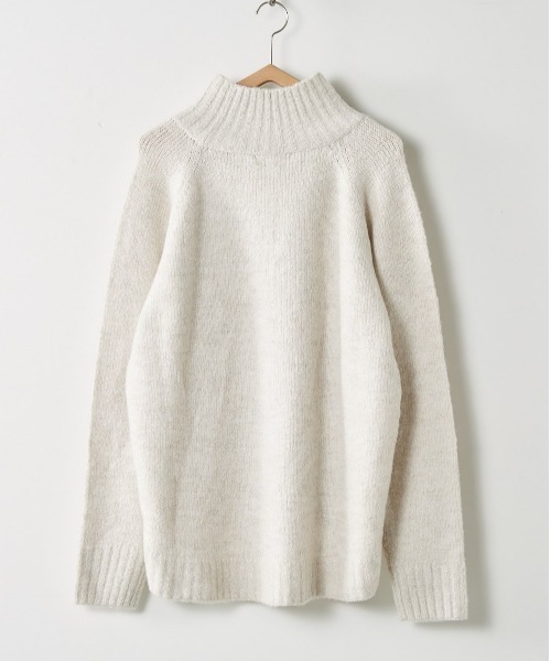 cepo(セポ)の「コクーンハイネックニット(ニット/セーター・レディース・パープル/グレー/モカ/オフホワイト・M)」の17枚目の写真