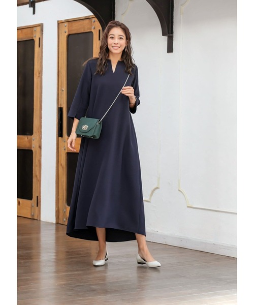 美品【Sybilla】ラップ　ギャザー デザイン　ロングワンピース 楽天市場】SAVOY CLOTHING Double Cuffs Sailor Long One-piece