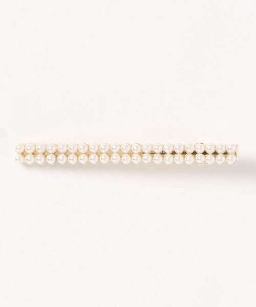 結婚式 パーティ フォーマル パールクリップ バレッタ ヘアクリップ Three Four Time スリーフォータイム のファッション通販 Zozotown