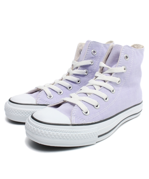 MILKFED.（ミルクフェド）の「ALL STAR COLOR-CHAMBRAY HI　（CONVERSE/コンバース/オールスター/シャンブレー）（スニーカー・レディース・ライトパープル/ライトブルー/イエロー・4/4h/5）」の2枚目の写真