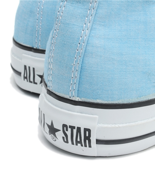 MILKFED.（ミルクフェド）の「ALL STAR COLOR-CHAMBRAY HI　（CONVERSE/コンバース/オールスター/シャンブレー）（スニーカー・レディース・ライトパープル/ライトブルー/イエロー・4/4h/5）」の7枚目の写真