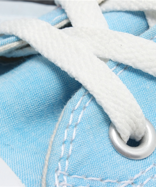 MILKFED.（ミルクフェド）の「ALL STAR COLOR-CHAMBRAY HI　（CONVERSE/コンバース/オールスター/シャンブレー）（スニーカー・レディース・ライトパープル/ライトブルー/イエロー・4/4h/5）」の8枚目の写真