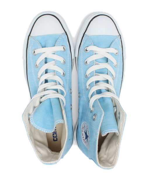 MILKFED.（ミルクフェド）の「ALL STAR COLOR-CHAMBRAY HI　（CONVERSE/コンバース/オールスター/シャンブレー）（スニーカー・レディース・ライトパープル/ライトブルー/イエロー・4/4h/5）」の9枚目の写真