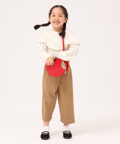 GLOBAL WORK（グローバルワーク）の「【キッズ】ラウンドフリルプルオーバー/長袖/865518（Tシャツ/カットソー・キッズ・ホワイト系その他2/ダークグレー/ベージュ/ライトグリーン・110cm/100cm/120cm/130cm/140cm）」の19枚目の写真