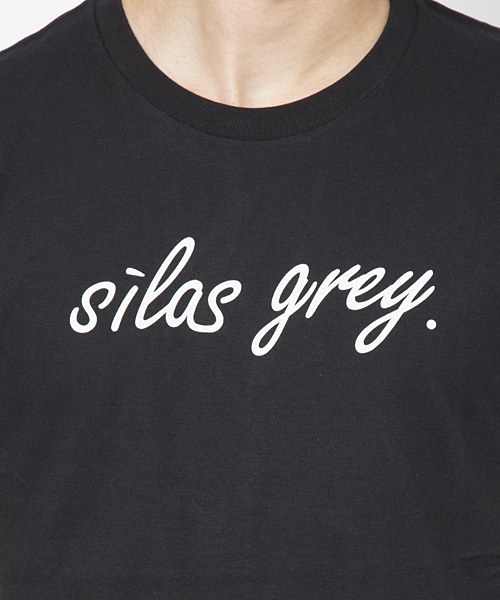 SILAS（サイラス）の「【SILAS grey】PRINT T-SHIRT "LOGO"（Tシャツ/カットソー・メンズ・ブラック/ホワイト・X-LARGE/LARGE/SMALL/MEDIUM）」の6枚目の写真