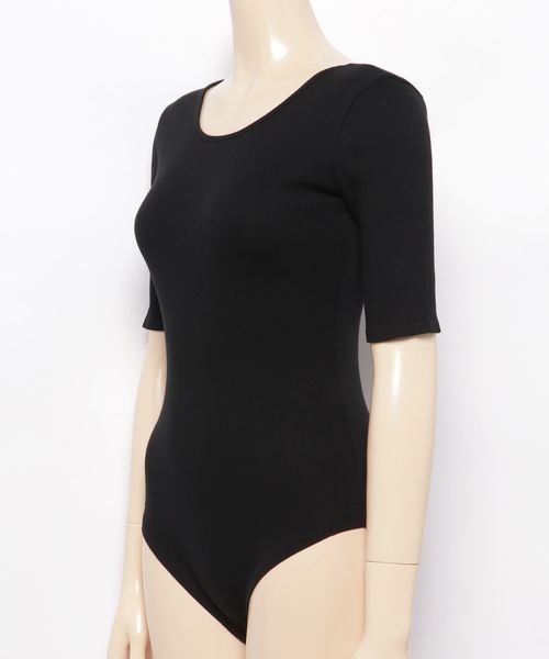 v::room(ヴィルーム)の「V::ROOM(ヴィ ルーム) Body suits(Tシャツ/カットソー・レディース・グレー/トップグレー/ローズ/パープル/ブラック・1/2)」の7枚目の写真