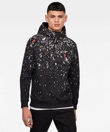 G-STAR | Cadet Strett Splatter Hooded Sweater(パーカー)