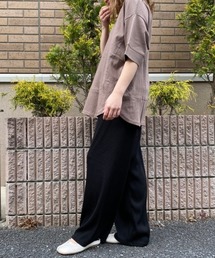 ap retro | シャイニーリブフレアパンツ【ZOZO限定アイテム】(その他パンツ)