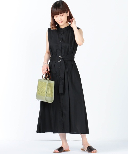 セール Ray Beams ベルテッド タック ノースリーブワンピース ワンピース Ray Beams レイビームス のファッション通販 Zozotown