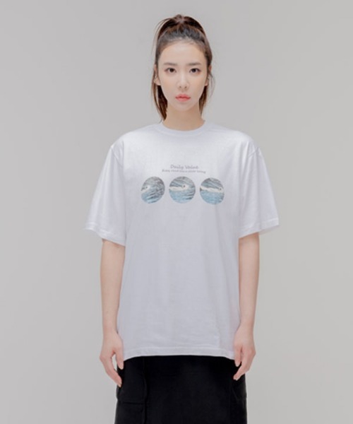 tシャツ BEAR FRILL Ｔシャツ レディース STARTER ショート丈 リンガープリントTシャツ / レディース チビ