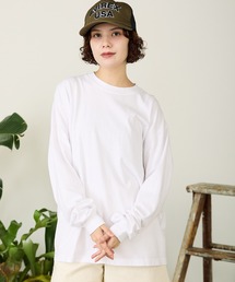 Los Angeles Apparel/ロサンゼルスアパレル 6.5oz L/S Grmnt DyeCrewNeck 長袖Tシャツ