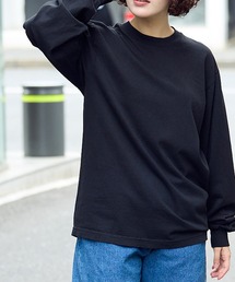 Los Angeles Apparel/ロサンゼルスアパレル 6.5oz L/S Grmnt DyeCrewNeck 長袖Tシャツ