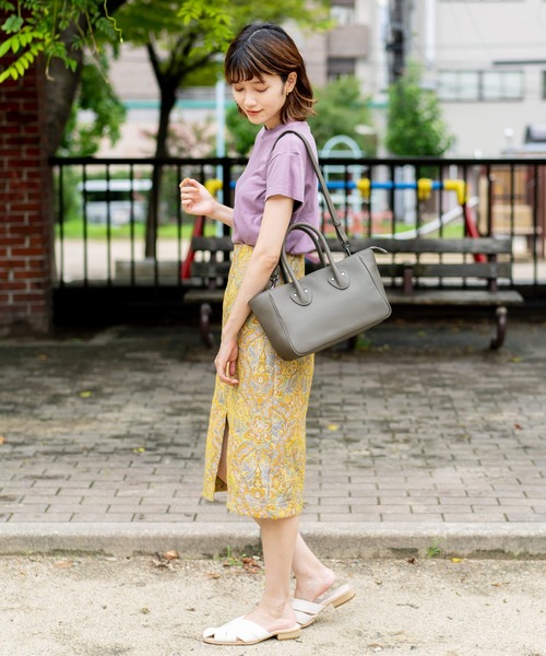 VitaFelice（ヴィータフェリーチェ）の「本牛革2wayミニトートバッグ（トートバッグ・レディース・ブラック/アッシュグレー/ベージュ系その他・FREE）」の18枚目の写真