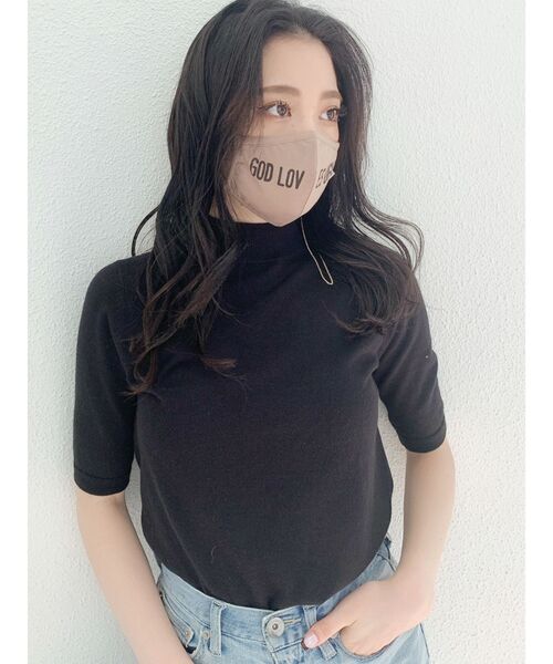 GYDA（ジェイダ）の「GOD LOVES UGLY マスク（マスク・レディース・グレー/ブラック/ピンク/ベージュ・FREE）」の9枚目の写真