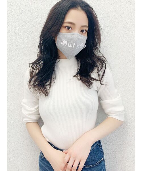GYDA（ジェイダ）の「GOD LOVES UGLY マスク（マスク・レディース・グレー/ブラック/ピンク/ベージュ・FREE）」の12枚目の写真