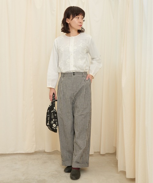 Lene（レネ）の「ギンガムチェック ルーズパンツ（その他パンツ）」 - WEAR 