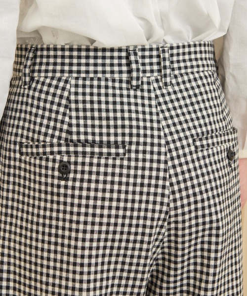Lene（レネ）の「ギンガムチェック ルーズパンツ（その他パンツ）」 - WEAR 
