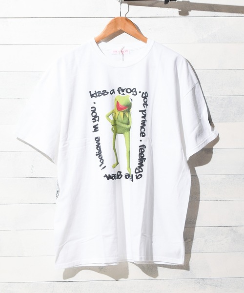 8 Little Sunny Bite リトルサニーバイト Kermit Message Big Tee Hollywood Tシャツ カットソー Little Sunny Bite リトルサニーバイト のファッション通販 Zozotown