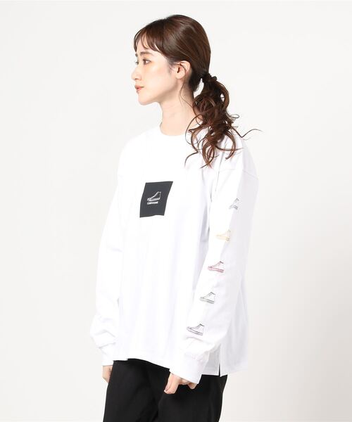 『STONE 』　ロンT 　コンパスロゴ　希少　ホワイト　【XL】 アスフォー ハーベスト ロゴ ロングスリーブティー | KEEN公式