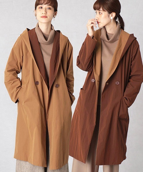 Comme Ca Mature（コムサマチュア）の「リバーシブル ライトコート