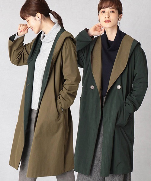 Comme Ca Mature（コムサマチュア）の「リバーシブル ライトコート