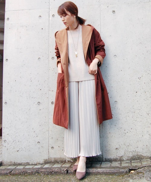 Comme Ca Mature（コムサマチュア）の「リバーシブル ライトコート