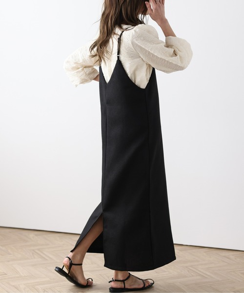 SUGAR BISKET（シュガービスケット）の「Iラインキャミワンピース（ワンピース・レディース・ブラック/ブラウン/ダークグレー/ブラウン系その他/グレー系その他/ブラック系その他/グレー系その他2・M/L）」の19枚目の写真