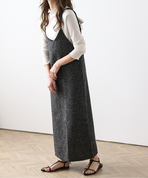 SUGAR BISKET（シュガービスケット）の「Iラインキャミワンピース（ワンピース・レディース・ブラック/ブラウン/ダークグレー/ブラウン系その他/グレー系その他/ブラック系その他/グレー系その他2・M/L）」の22枚目の写真