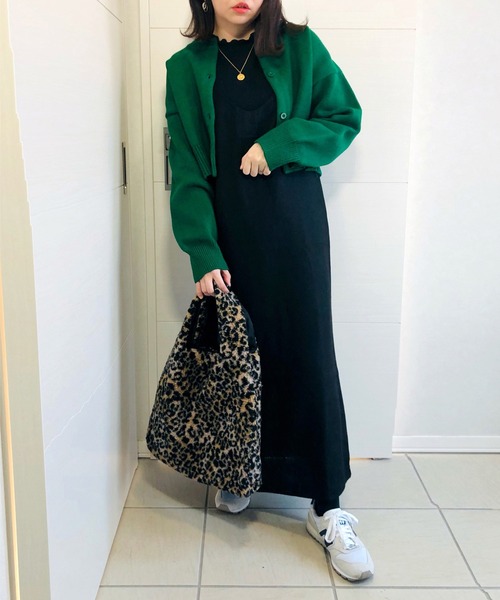 SUGAR BISKET（シュガービスケット）の「Iラインキャミワンピース（ワンピース・レディース・ブラック/ブラウン/ダークグレー/ブラウン系その他/グレー系その他/ブラック系その他/グレー系その他2・M/L）」の12枚目の写真