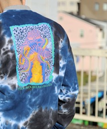 RVCA | RVCA メンズ 【TETSUNORI TAWARAYA】 PIPER TIEDYE CREW トレーナー【2020年秋冬モデル】/ルーカ スウェット タイダイ 袖プリント バックプリント(スウェット)