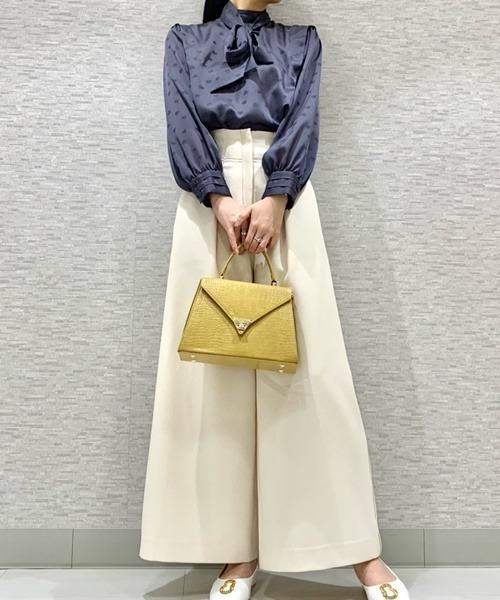 LILY BROWN（リリーブラウン）の「ハートジャガードボウタイ