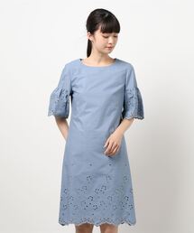 定価53900円　mori hanae アルマ アン ローズ ワンピース HANAE MORI ALMA EN ROSE（ハナエモリ アルマ・アン・ローズ）の