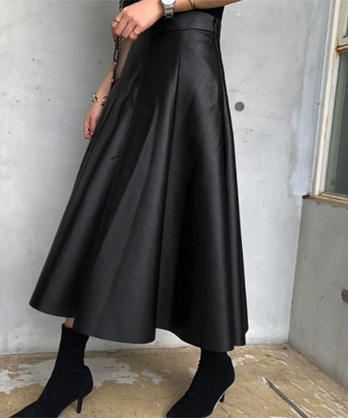 売れ切れましたロングスカート♡ セール】高身長 接触冷感ライトチノAラインロングスカート