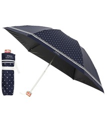 新品 ポロラルフローレン　折りたたみ　折り畳み　日傘 晴雨兼用　ブラック　黒 雨傘】ポロ ラルフ ローレン (POLO RALPH LAUREN) ストライプ