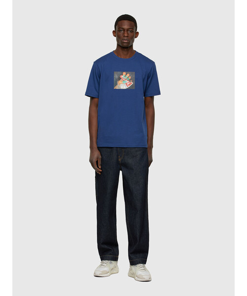 DIESEL（ディーゼル）の「メンズ Tシャツ 半袖 クルーネック
