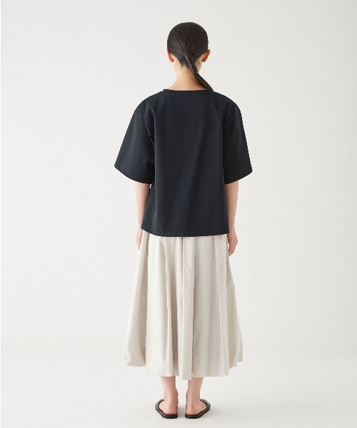 MidiUmi（ミディウミ）の「ワイドハーフスリーブプルオーバー（T