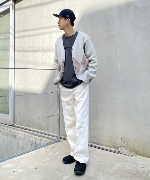 WHO'S WHO gallery（フーズフーギャラリー）の「【KOOKY'N/クーキー】S/S アーガイルカーディガン（カーディガン/ボレロ・メンズ・ブラック/ネイビー/グレー・FREE）」の14枚目の写真